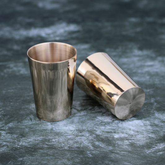 Bronze (Kansa) Amrapali Glass | Handcrafted Drinking Glass | 220 ml