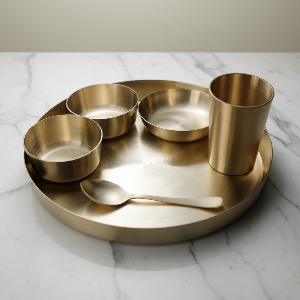 Kaveri Dinner Set ā White Marble Ultra HD