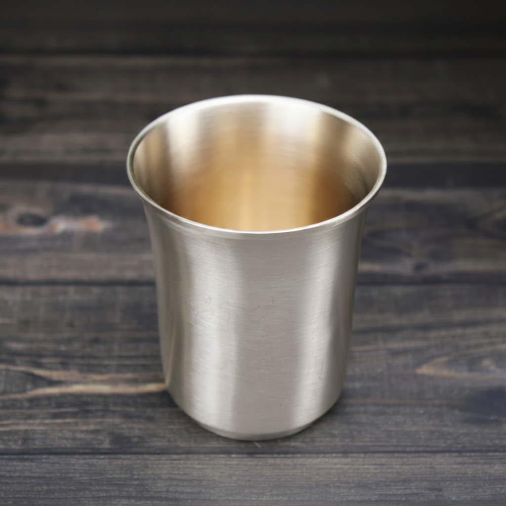 Bronze (Kansa) Bangla Glass — Traditional Indian Drinkware | 220ml