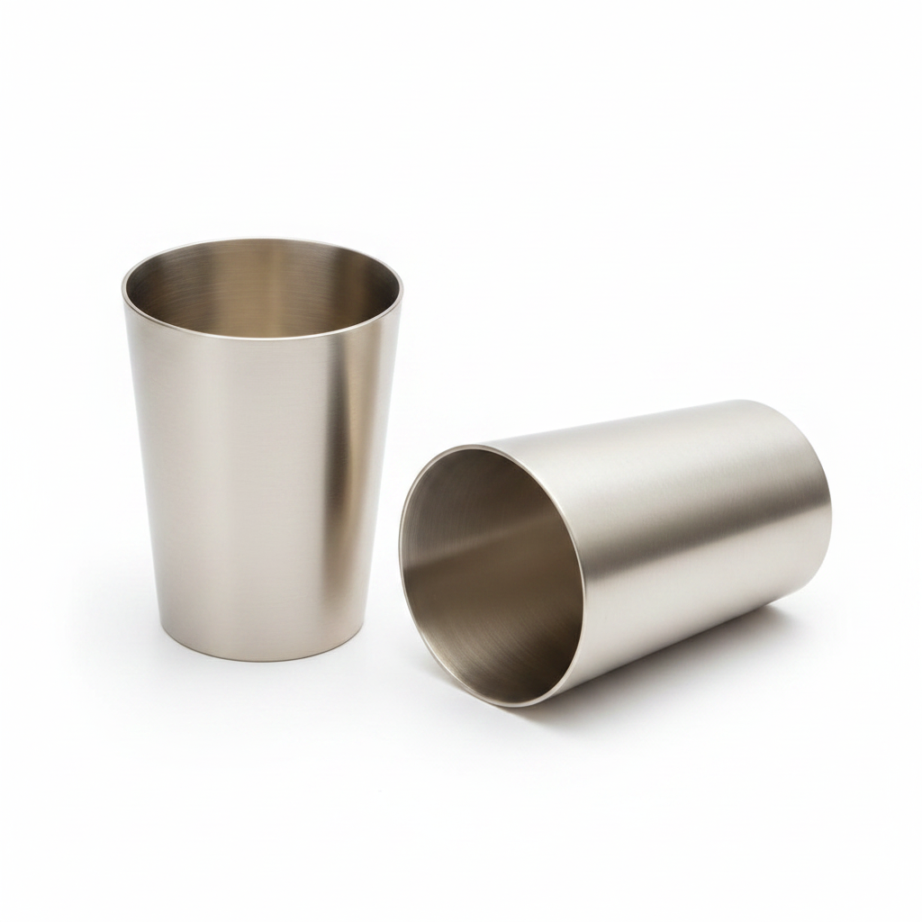 Bronze Kansa Glass — White Background Ultra HD