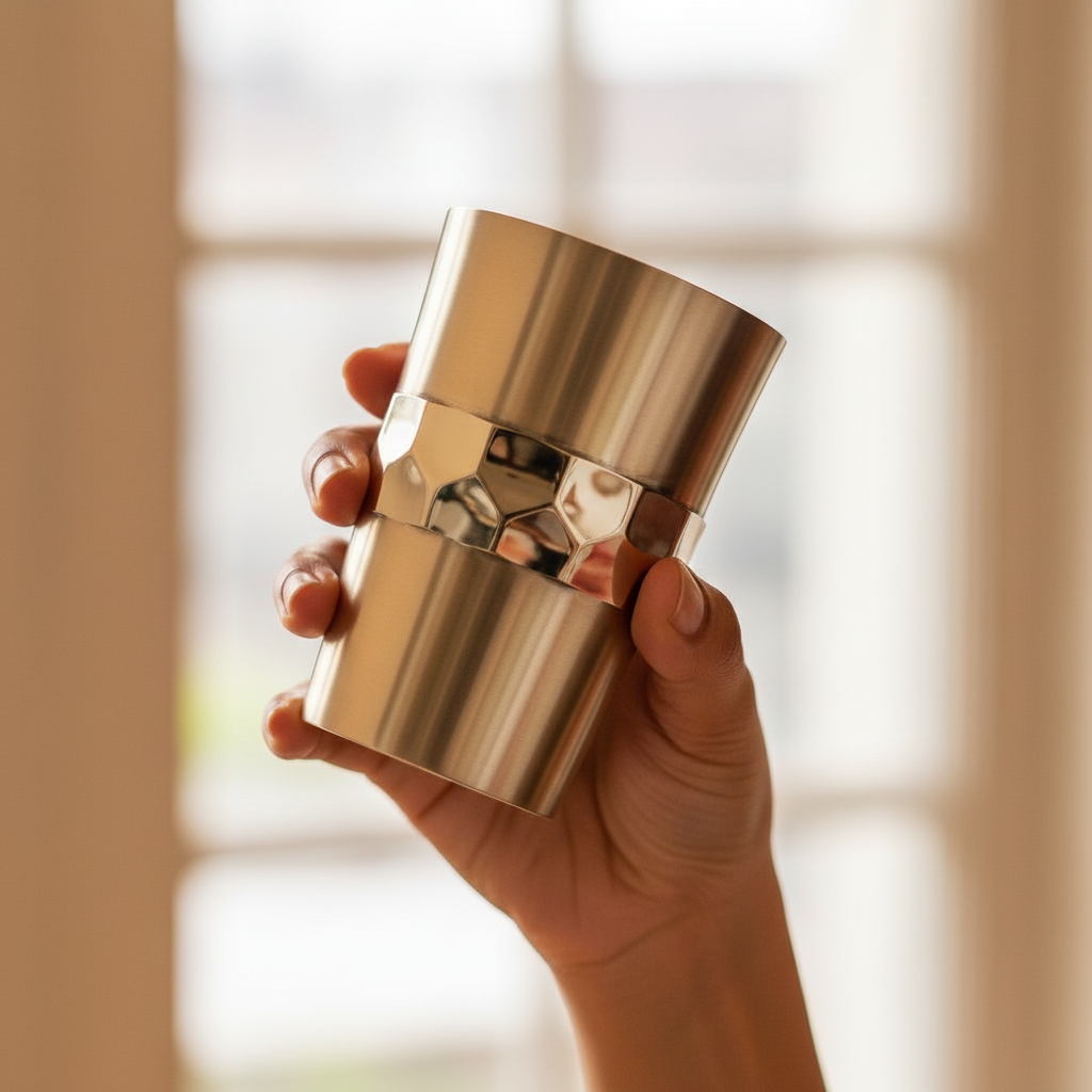 Bronze Kansa Hexa Glass – Hexa Band Visible Lifestyle Shot