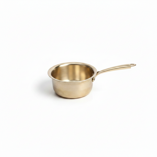 Bronze Kansa Saucepan – Handcrafted Pure Bell Metal Sauce Pan | Janak Bronze