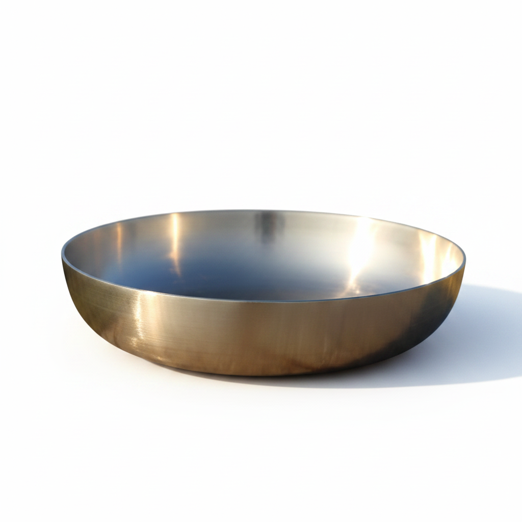 Bronze (Kansa) Dough Bowl – 1500 ML | Handcrafted Kneading Bowl