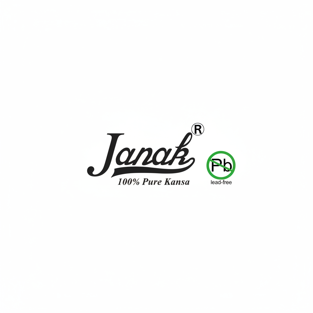 Janak Logo + Lead Free Badge – 1:1 White