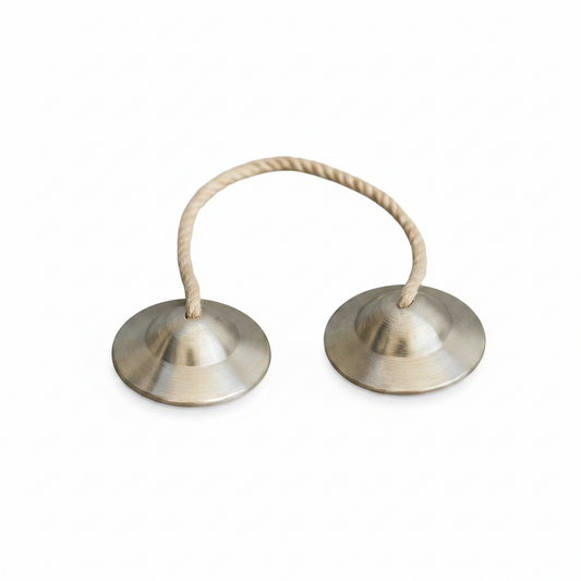Bronze (Kansa) Manjeera – Traditional Pooja Cymbal