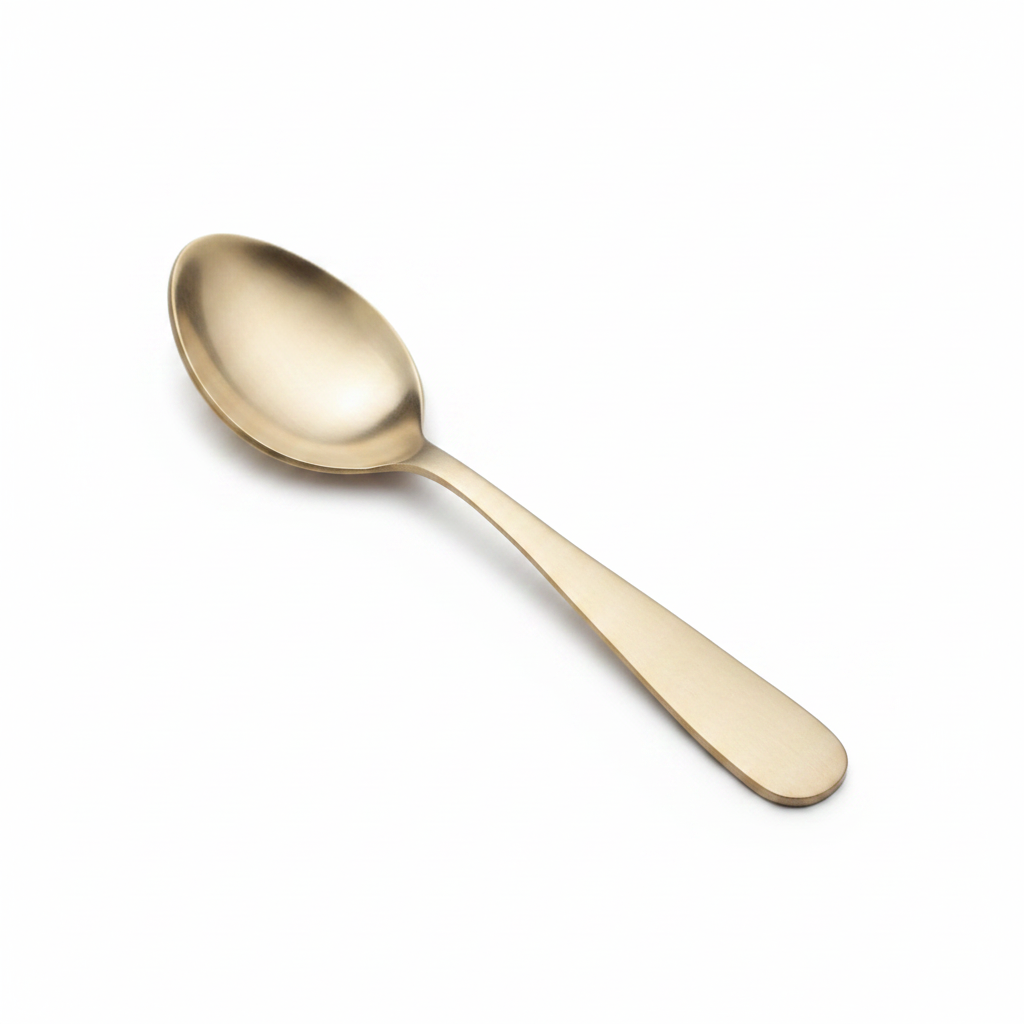 Kansa Bronze Spoon - Studio Product Shot