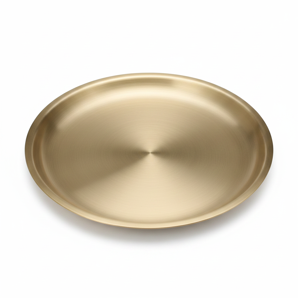 Bronze Kansa Plate | 100% Pure Food-Grade Bronze | ISO Certified & Lab Tested – Janak Bronze