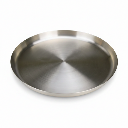 Bronze Kansa Apple Thali | 100% Pure Bronze | ISO Certified | Lab Tested – Janak Bronze