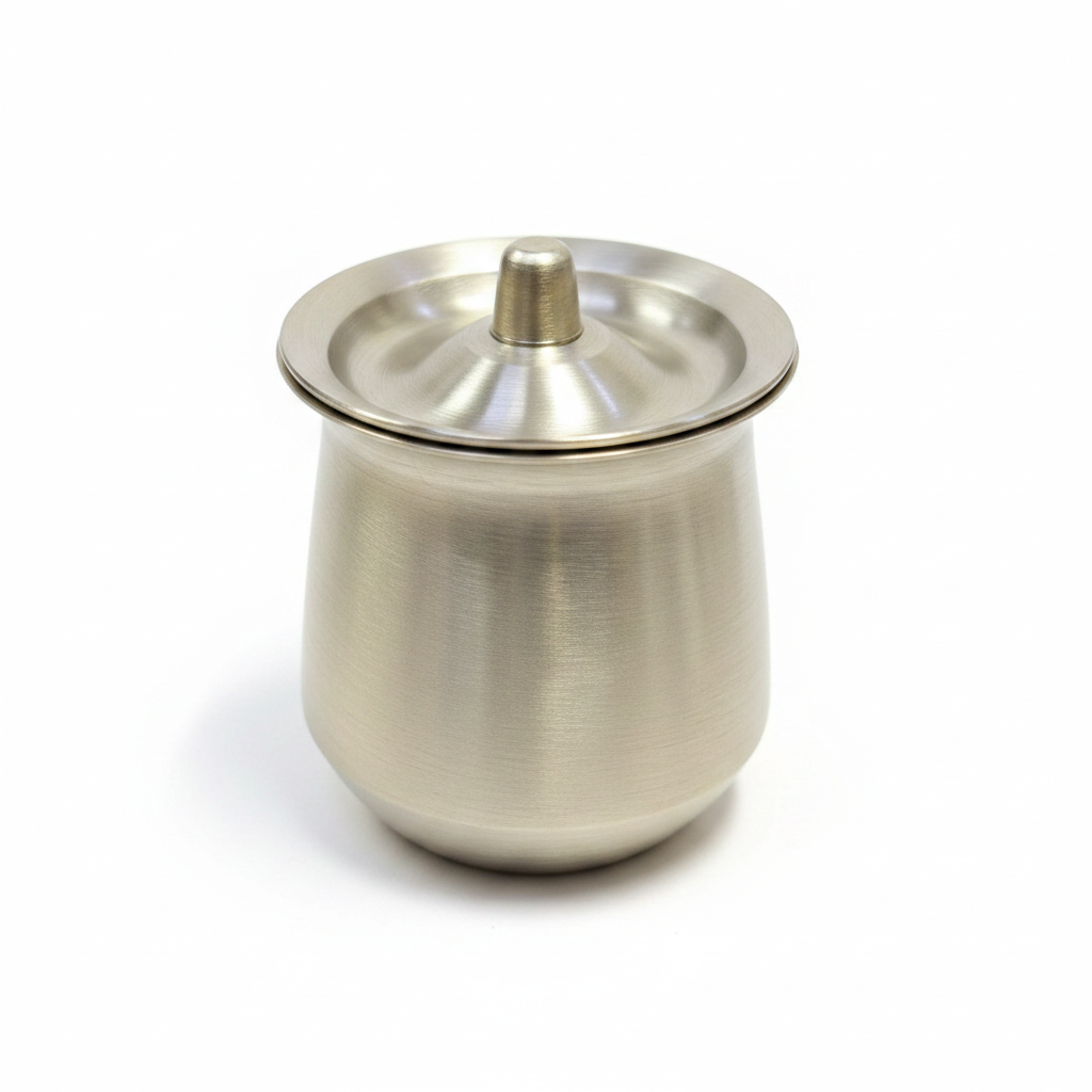 Bronze (Kansa) Ghee Lothi – Handcrafted Kansa Ghee Pot with Lid