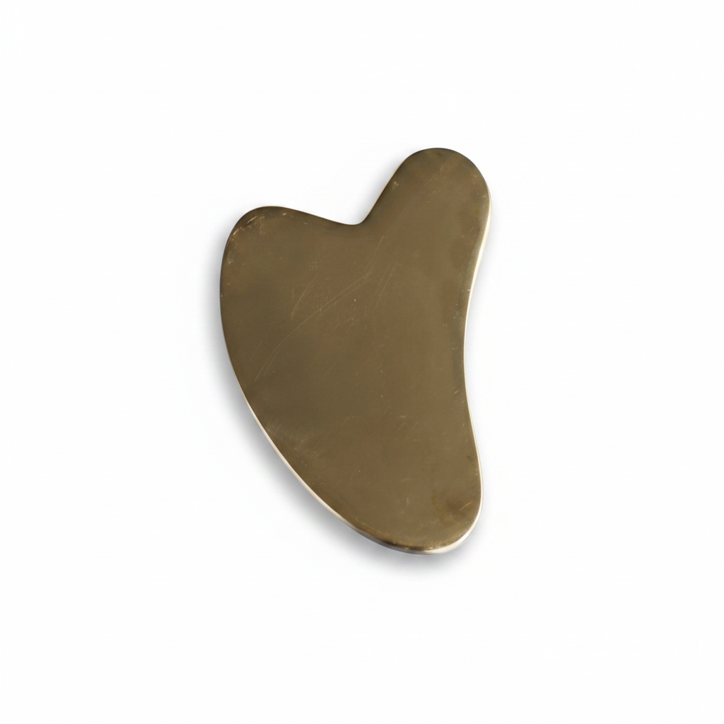 Bronze (Kansa) Gua Sha Massage Tool — Face & Body