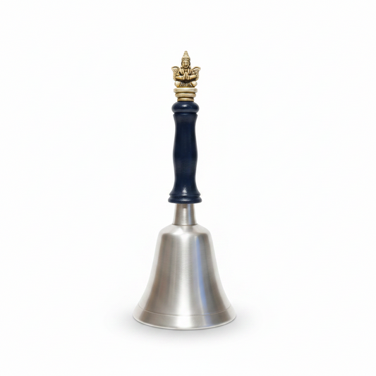 Janak Bronze Kansa Temple Bell | Garuda & Nandi Design | Pure Bronze Pooja Bell | Handcrafted in India